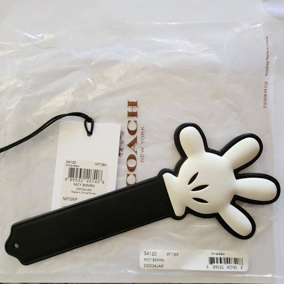 Coach X Mickey Disney Hand Bookmark #54120 Limited Edition - Picture 1 of 8